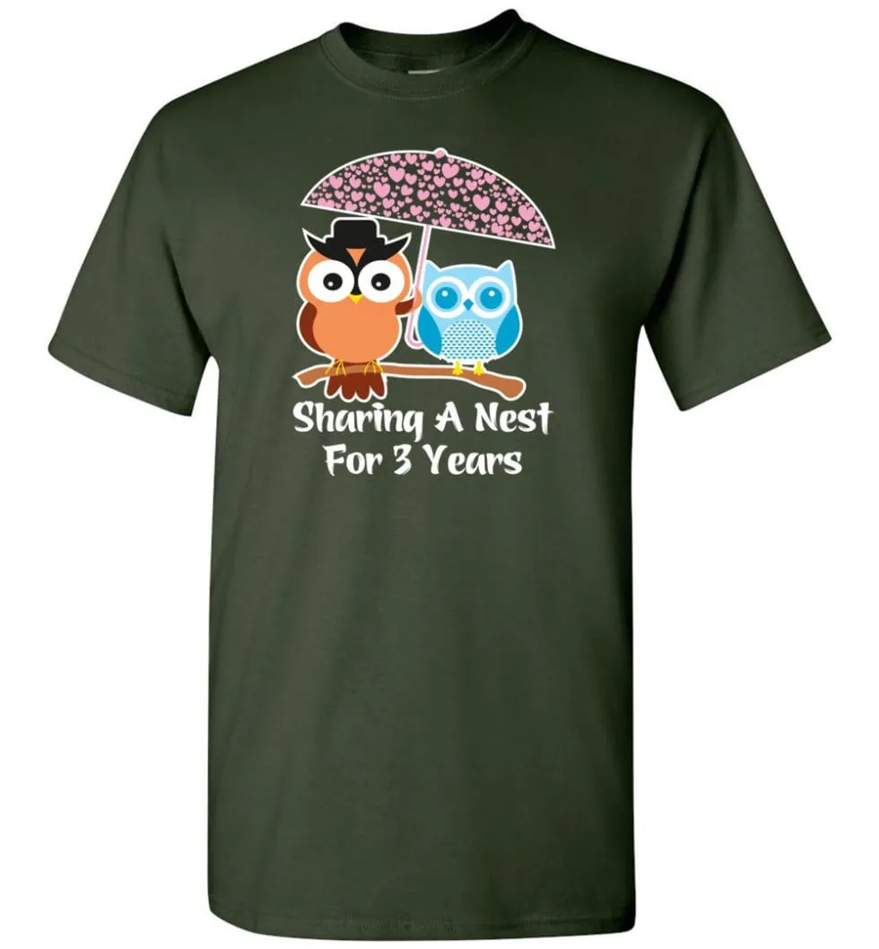 3 Years Wedding Anniversary Gifts Valentine's Day T-shirt