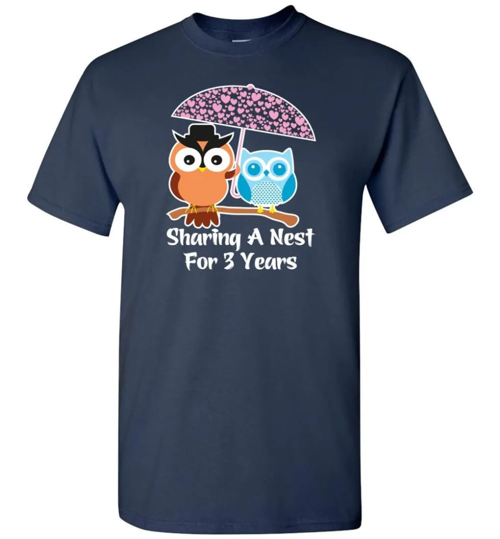 3 Years Wedding Anniversary Gifts Valentine's Day T-shirt