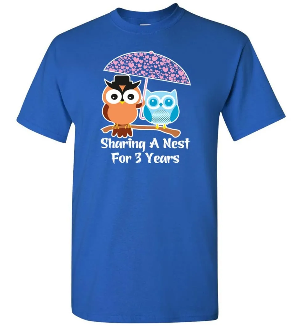 3 Years Wedding Anniversary Gifts Valentine's Day T-shirt