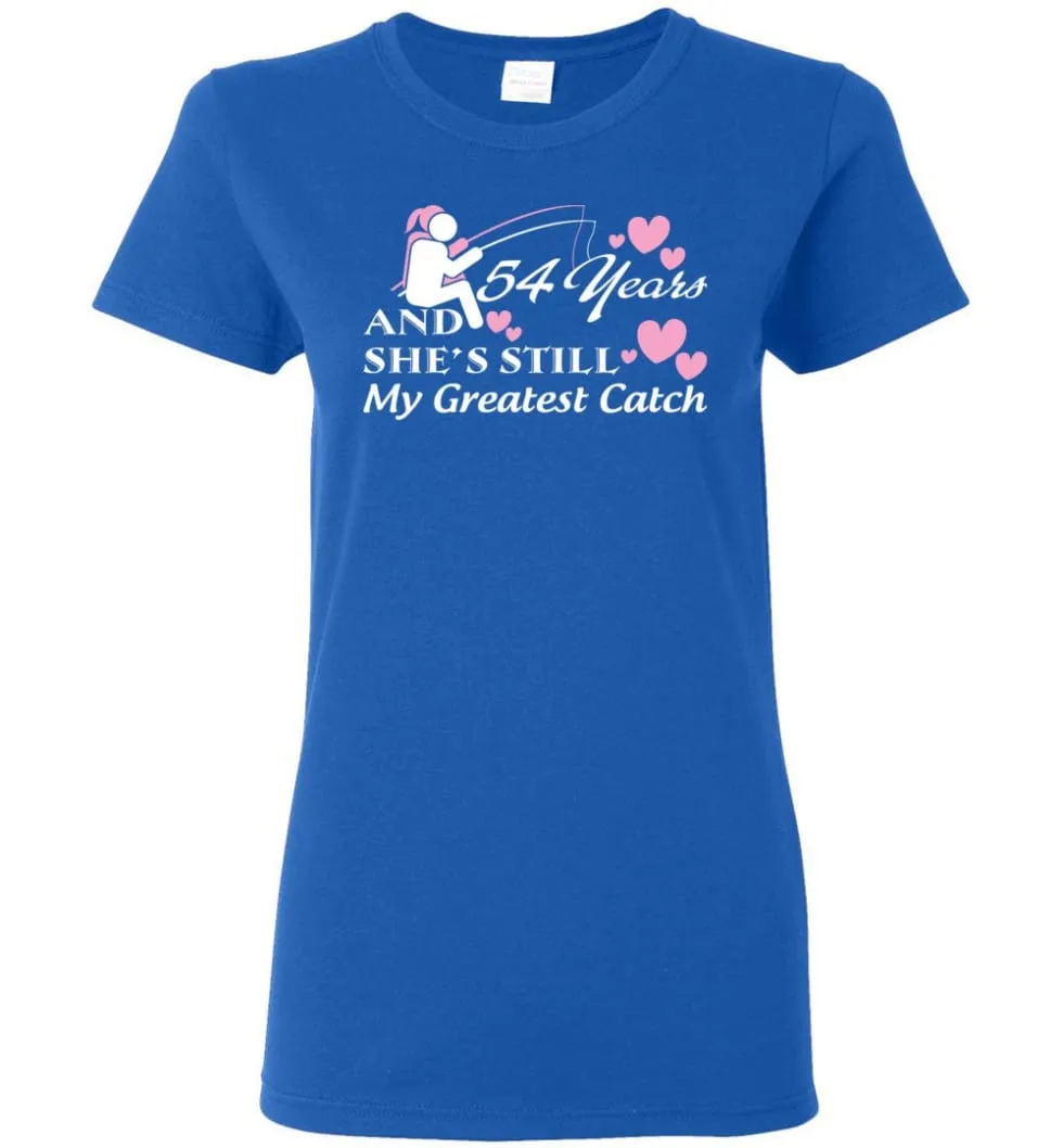 55 Years Anniversary She Still My Greatest Catch Women Tee