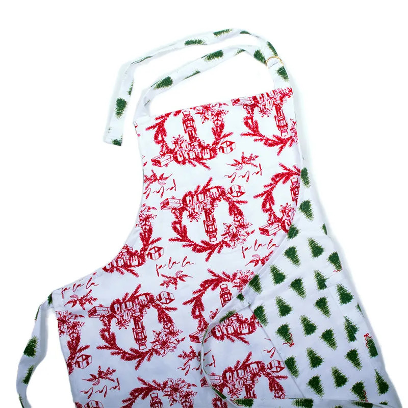 8 OAK LANE | Holiday Reversible Apron