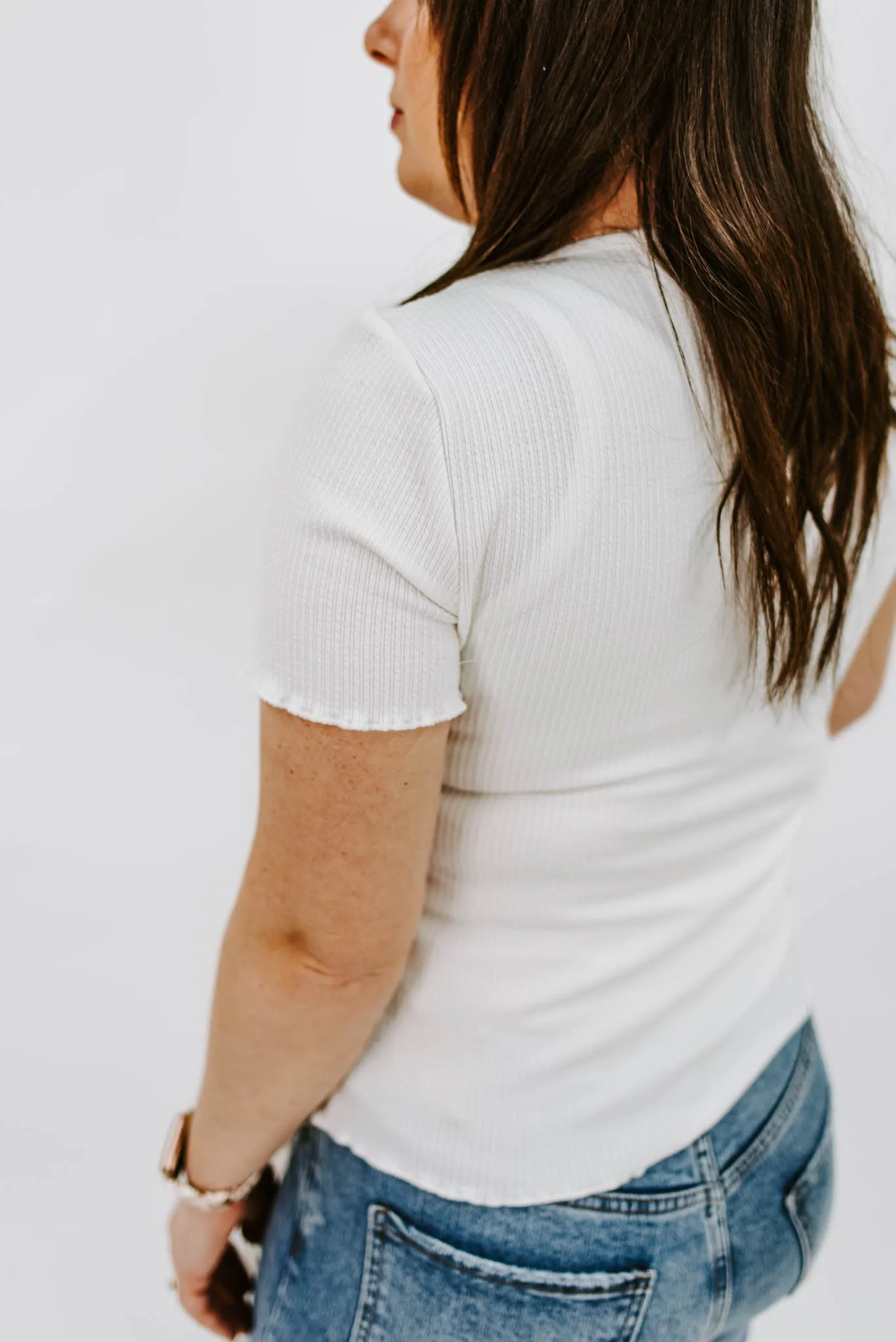 All Over Town Ribbed Tee