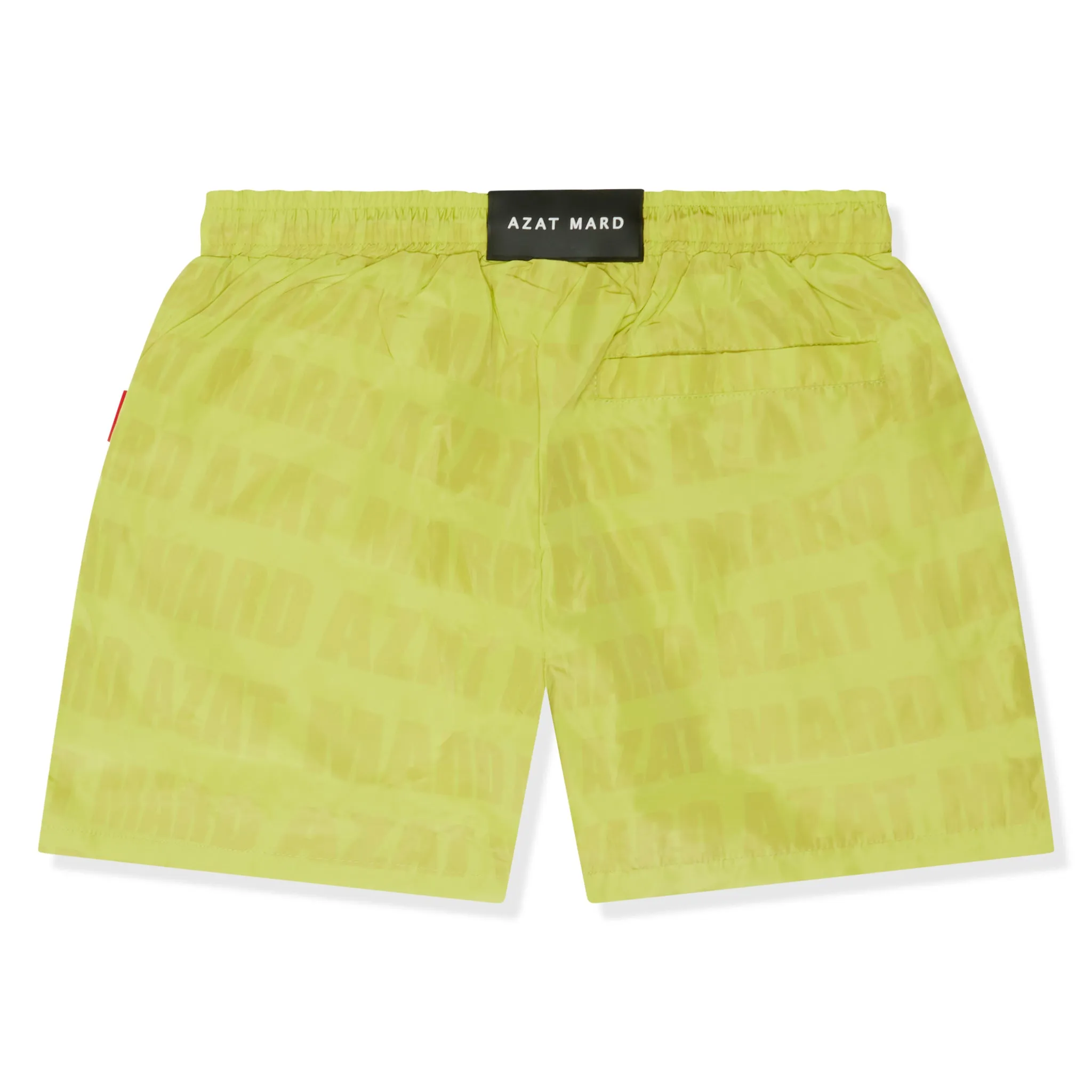 Azat Mard Impact Swim Shorts Lime Green