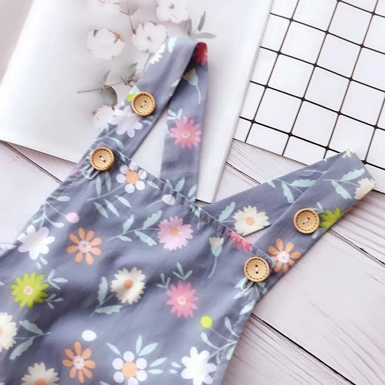 Baby Girls Flower Print Rompers