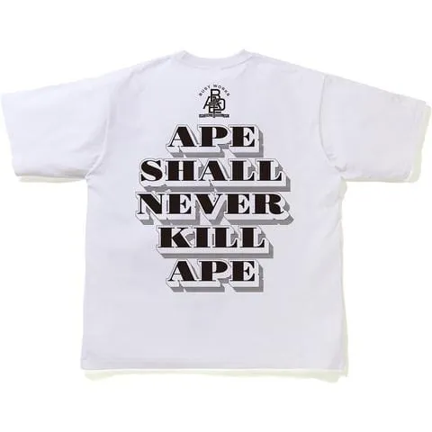 BAPE CLASSIC RELAXED TEE WHITE/GREEN