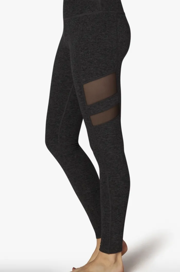 Beyond Yoga Iconic Silhouette Mesh Legging Black/Charcoal