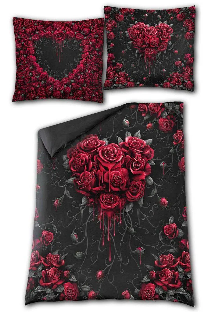 Bleeding Heart - Single Duvet Cover   UK And EU Pillow case