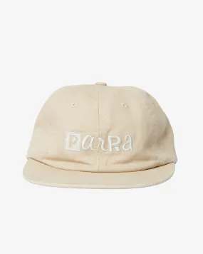 Blocked Logo 6 Panel Cap Off White