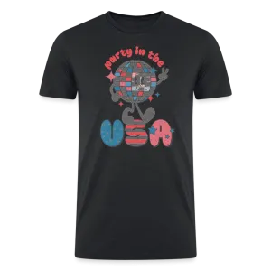 Dazzling 4th of July Disco: Tri-Blend Organic Shirt with 'Party in the USA