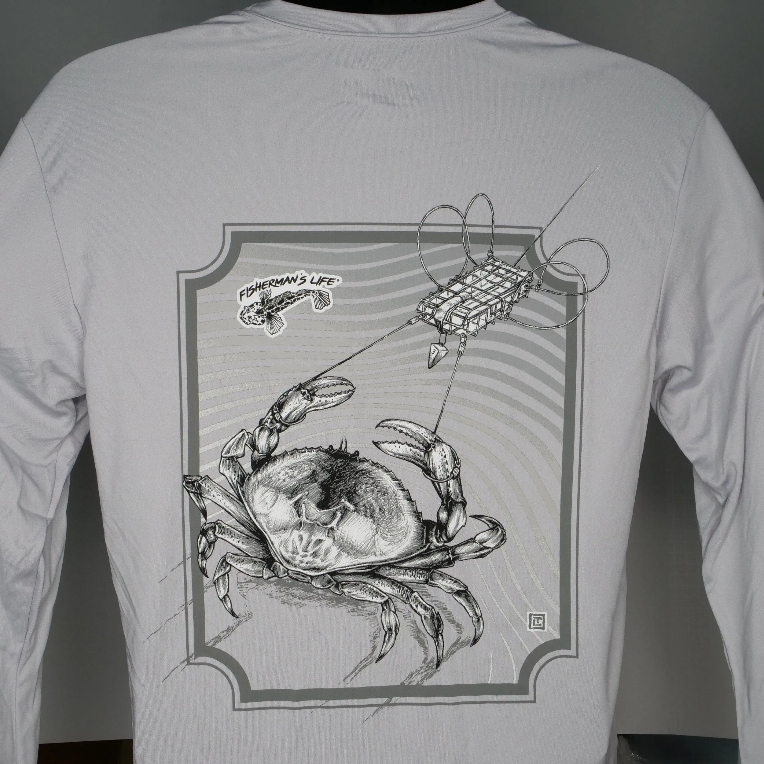 Dungeness Crab being SNARED Long Sleeve