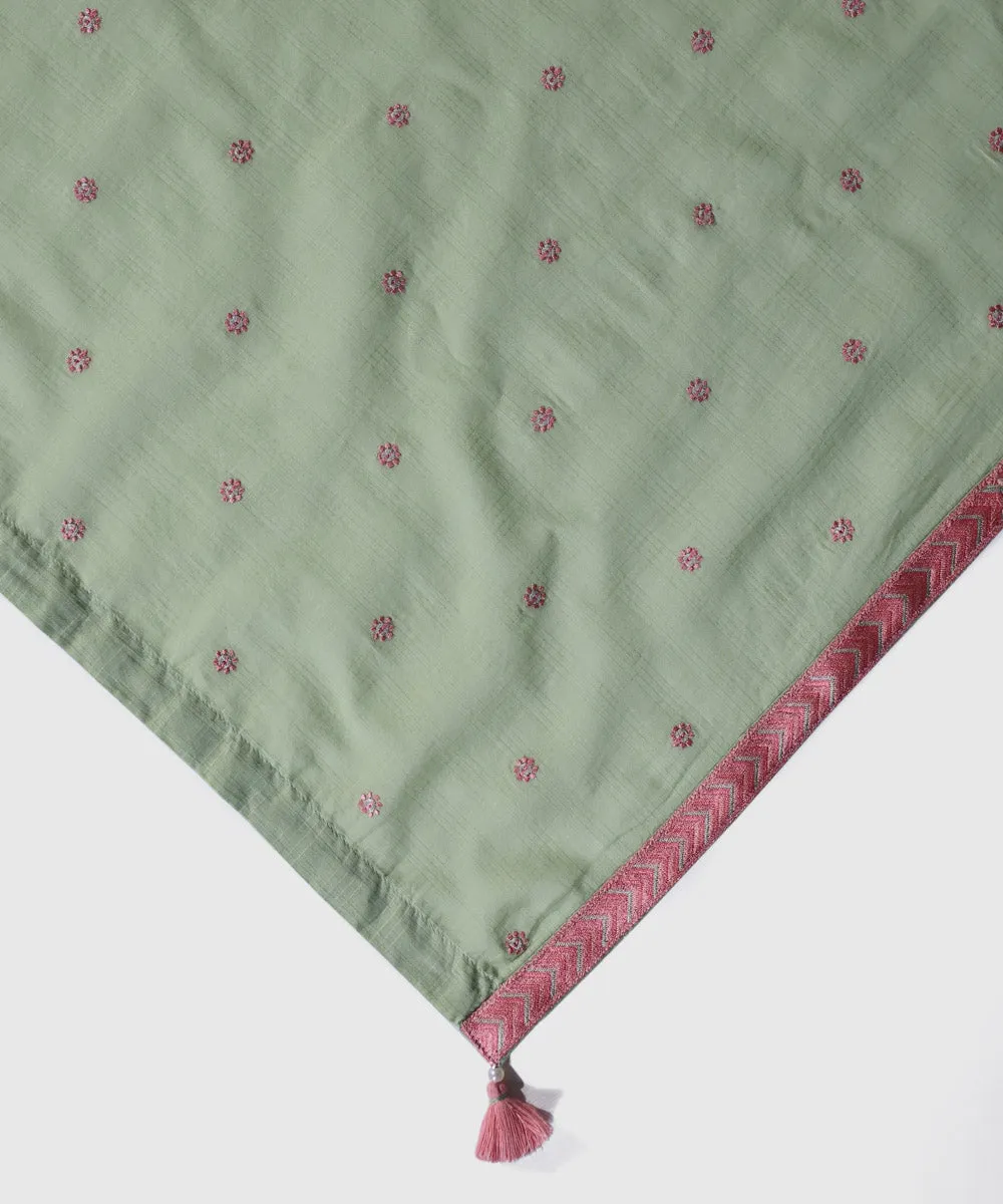 Embroidered Voile Dupatta