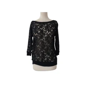 Express Black Lace Blouse | Gently Used |