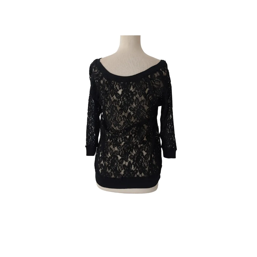 Express Black Lace Blouse | Gently Used |