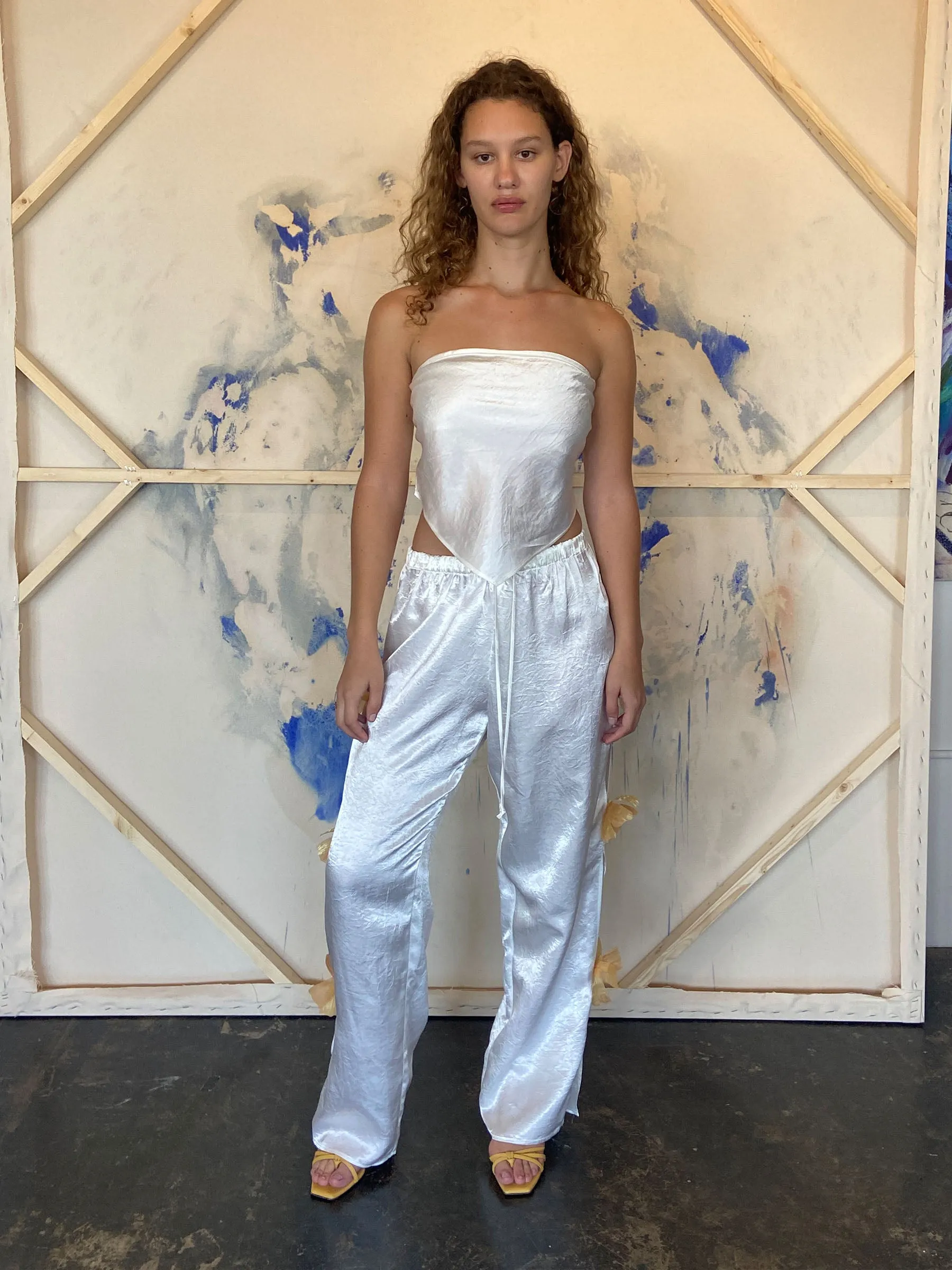 Fleur Pant in White