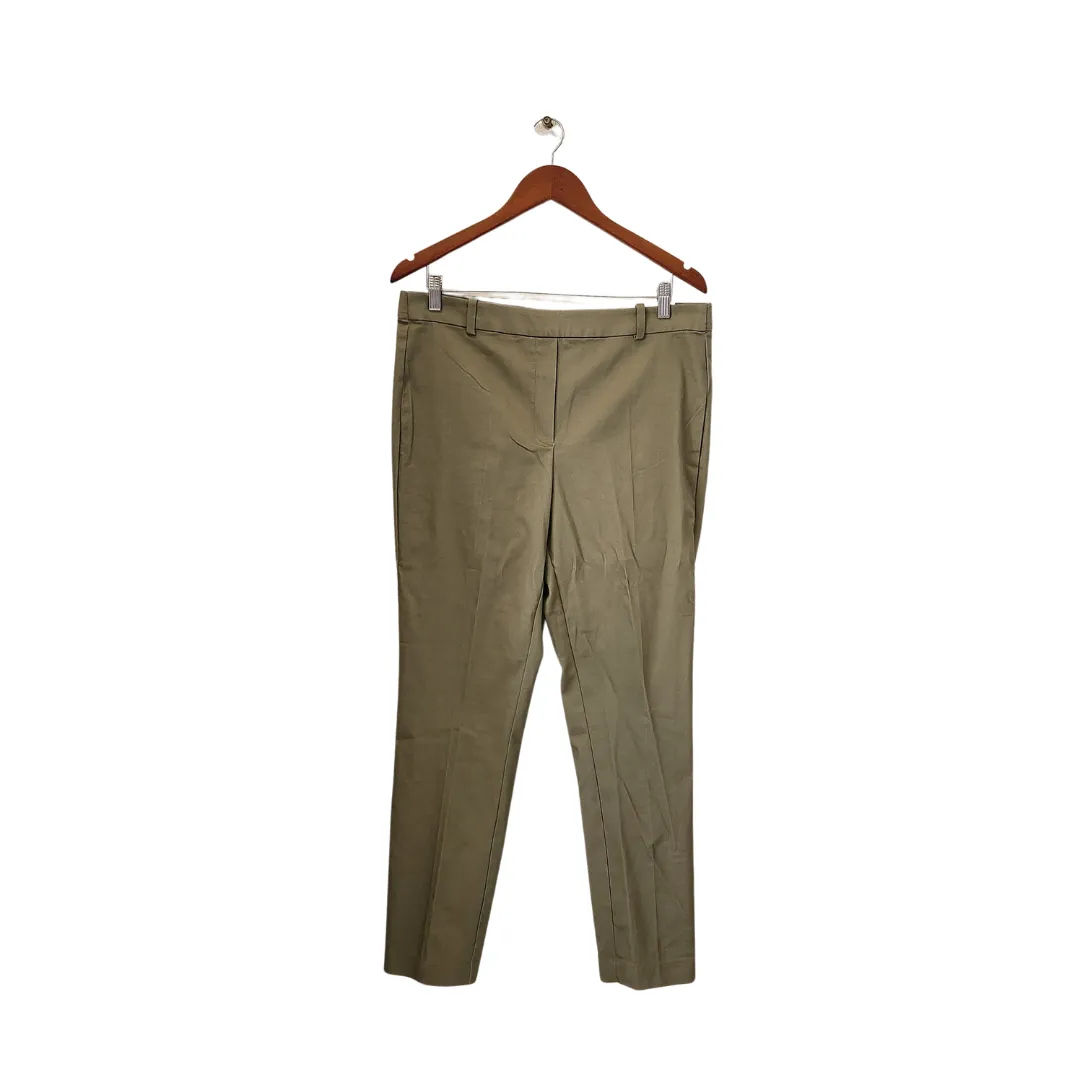 H&M Green Khaki Elastic-waist Pants | Brand New |