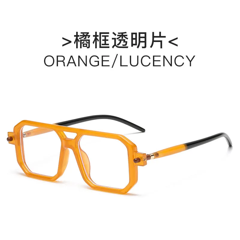 INSTOCK - 2023 New Double Bridge Square Frame Fashion Sunglasses