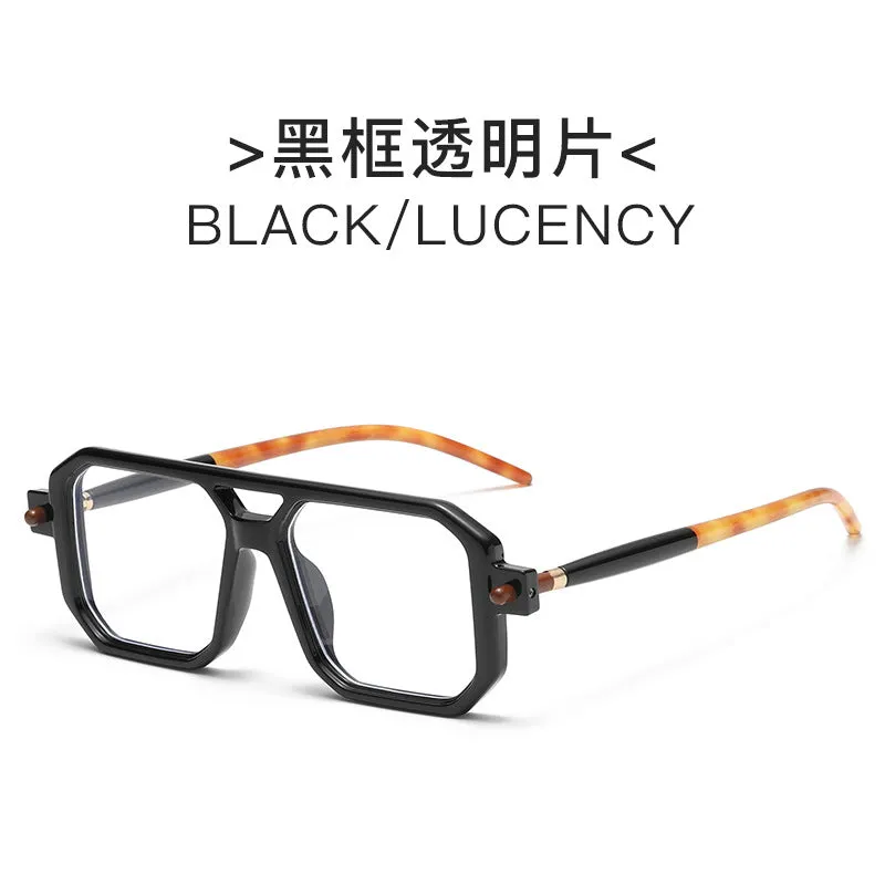 INSTOCK - 2023 New Double Bridge Square Frame Fashion Sunglasses