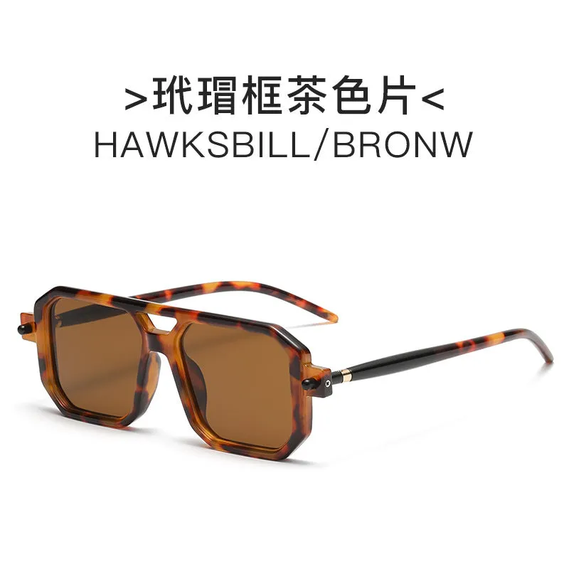 INSTOCK - 2023 New Double Bridge Square Frame Fashion Sunglasses