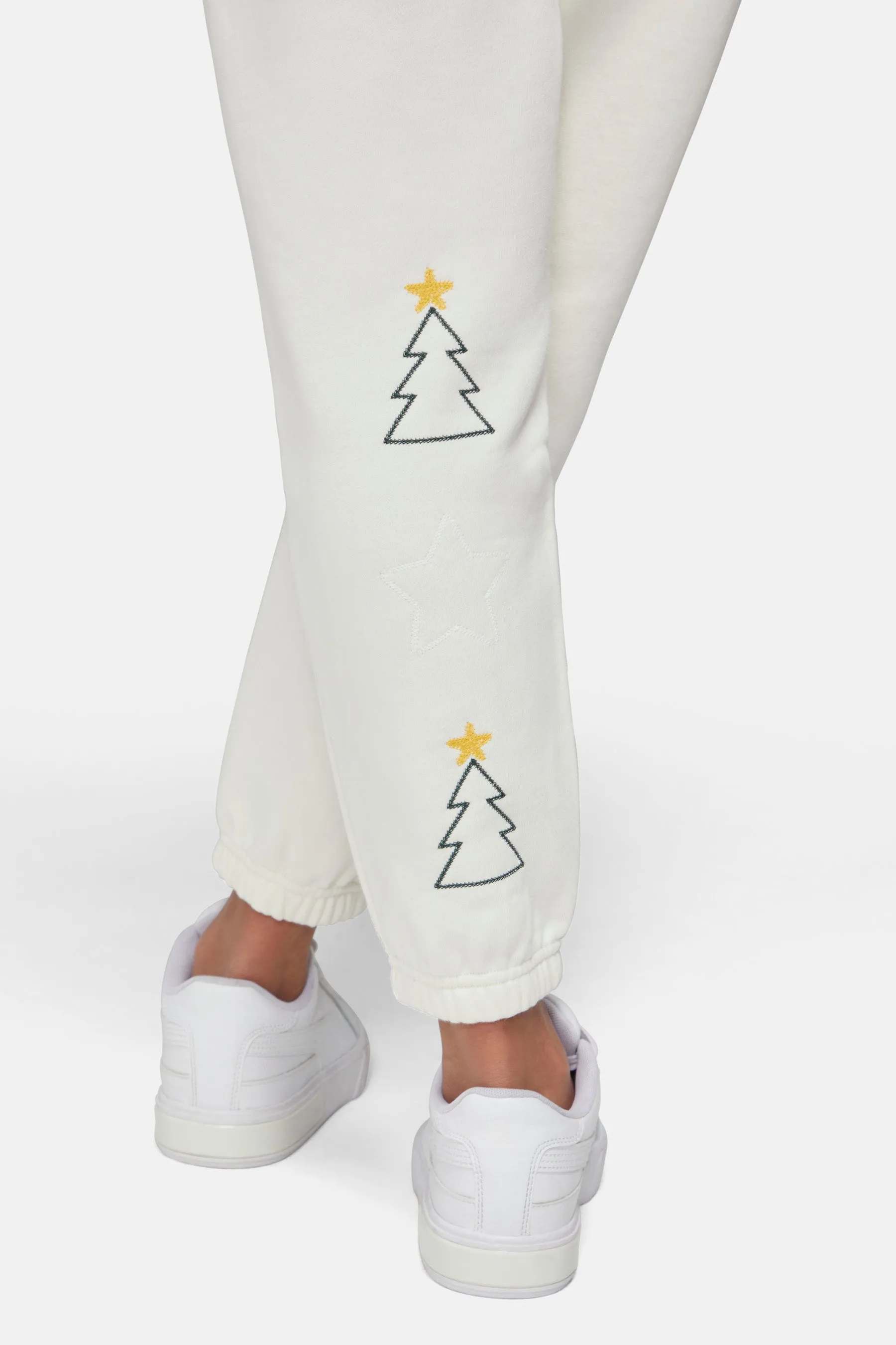 Joy Tree Emmy Sweatpants | Whisper White