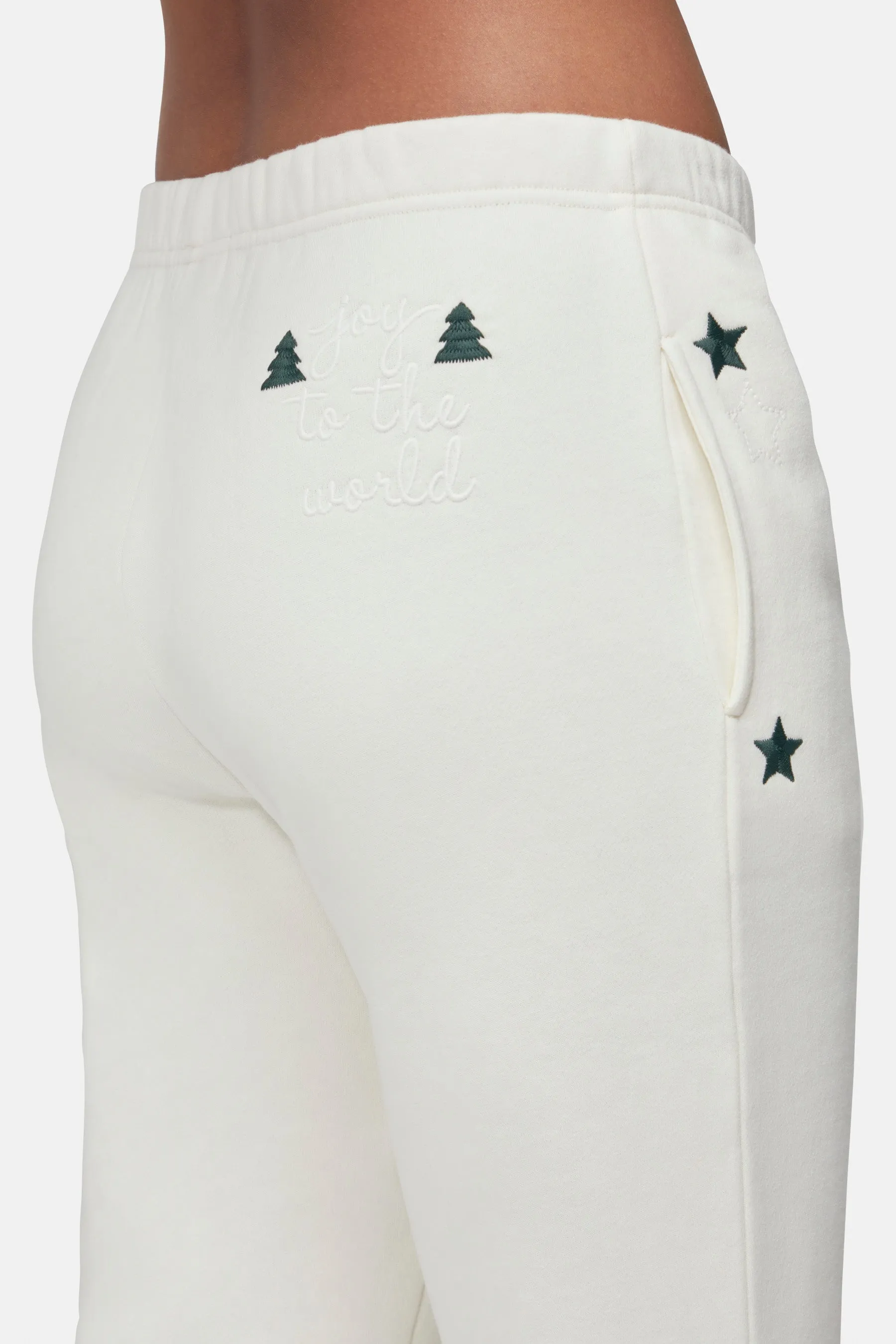 Joy Tree Emmy Sweatpants | Whisper White