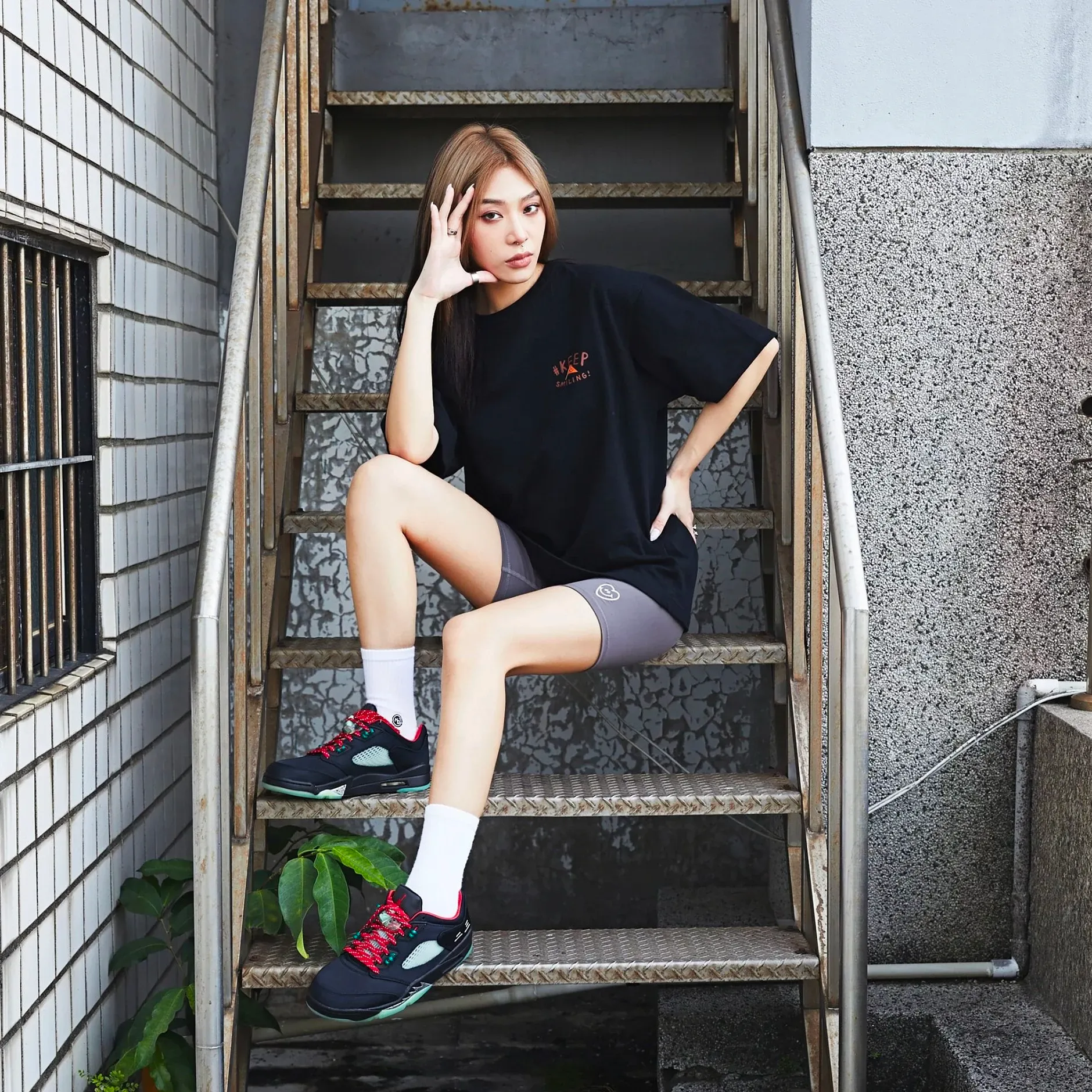 Kickstage #KEEP Hamburger Tee [KS128]