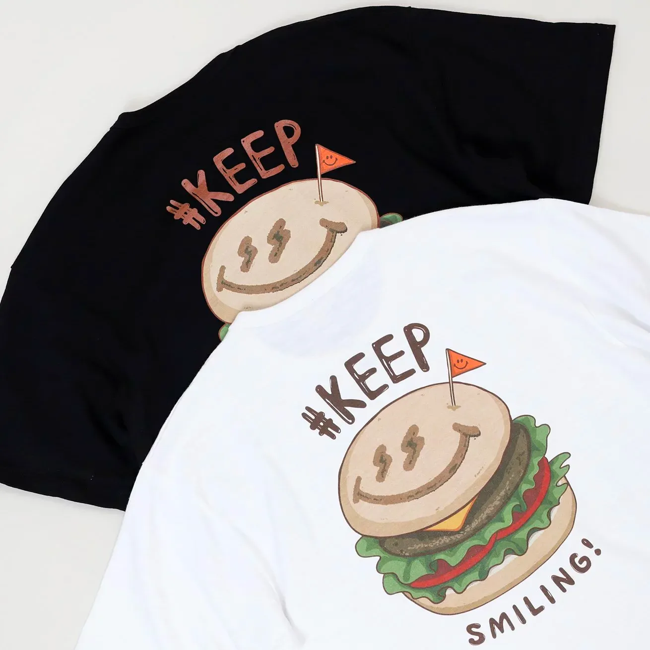 Kickstage #KEEP Hamburger Tee [KS128]