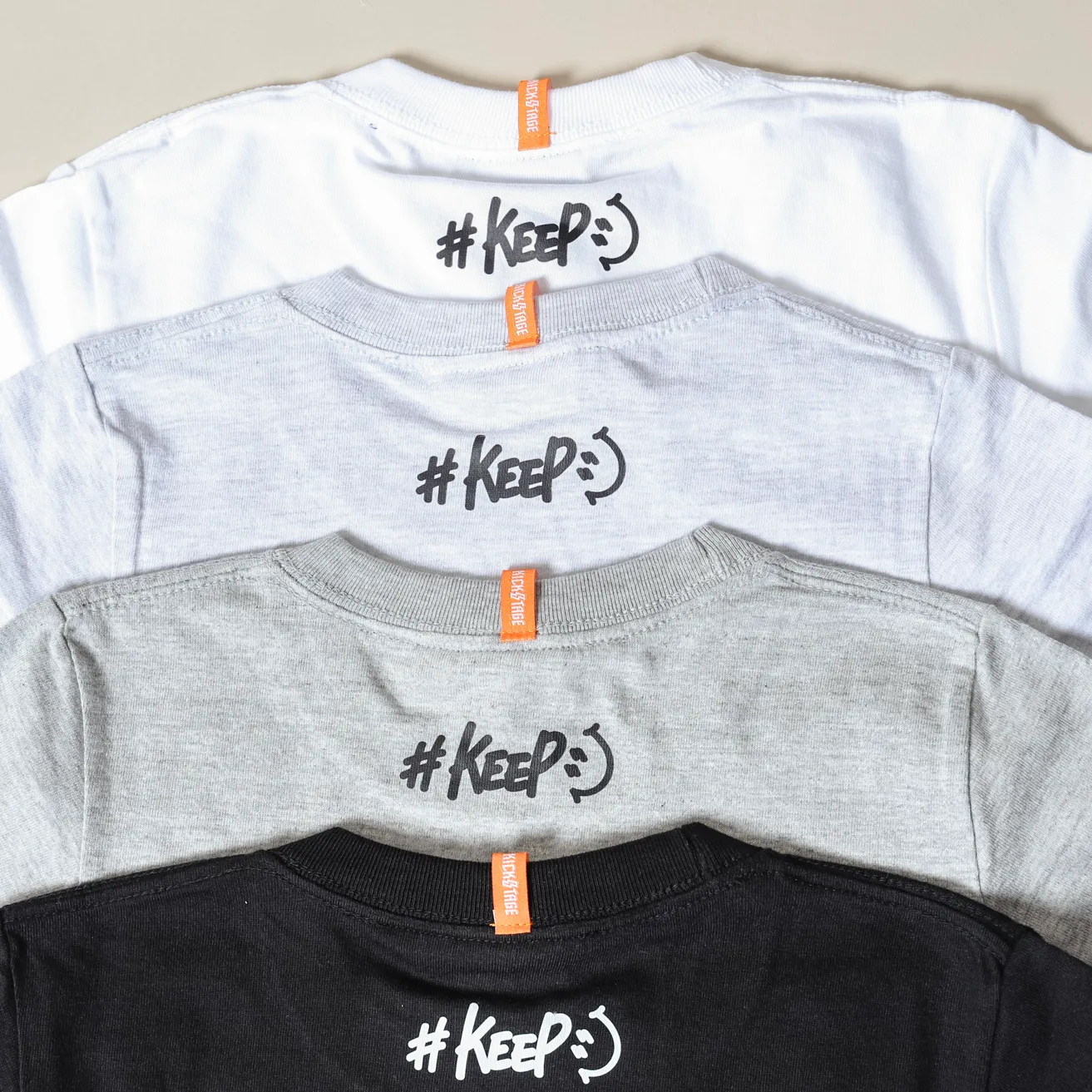 Kickstage #KEEP Smile Love Logo Tee [KS104]