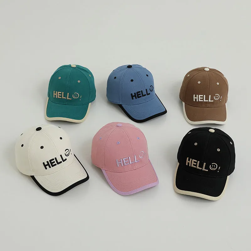 Kid Girls Boys Letters Embroidered Accessories Hats Wholesale 240111154