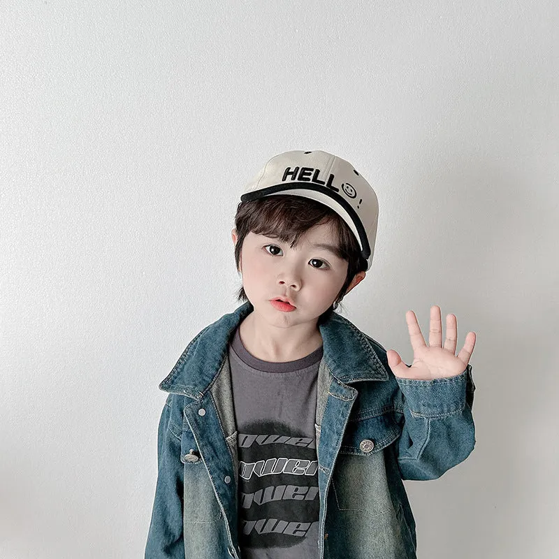 Kid Girls Boys Letters Embroidered Accessories Hats Wholesale 240111154