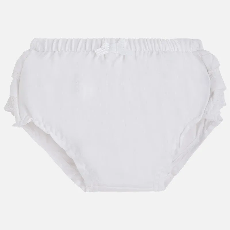 Knickers with Frills - White