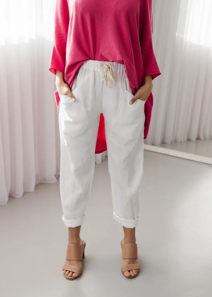 Luxe Pants in White