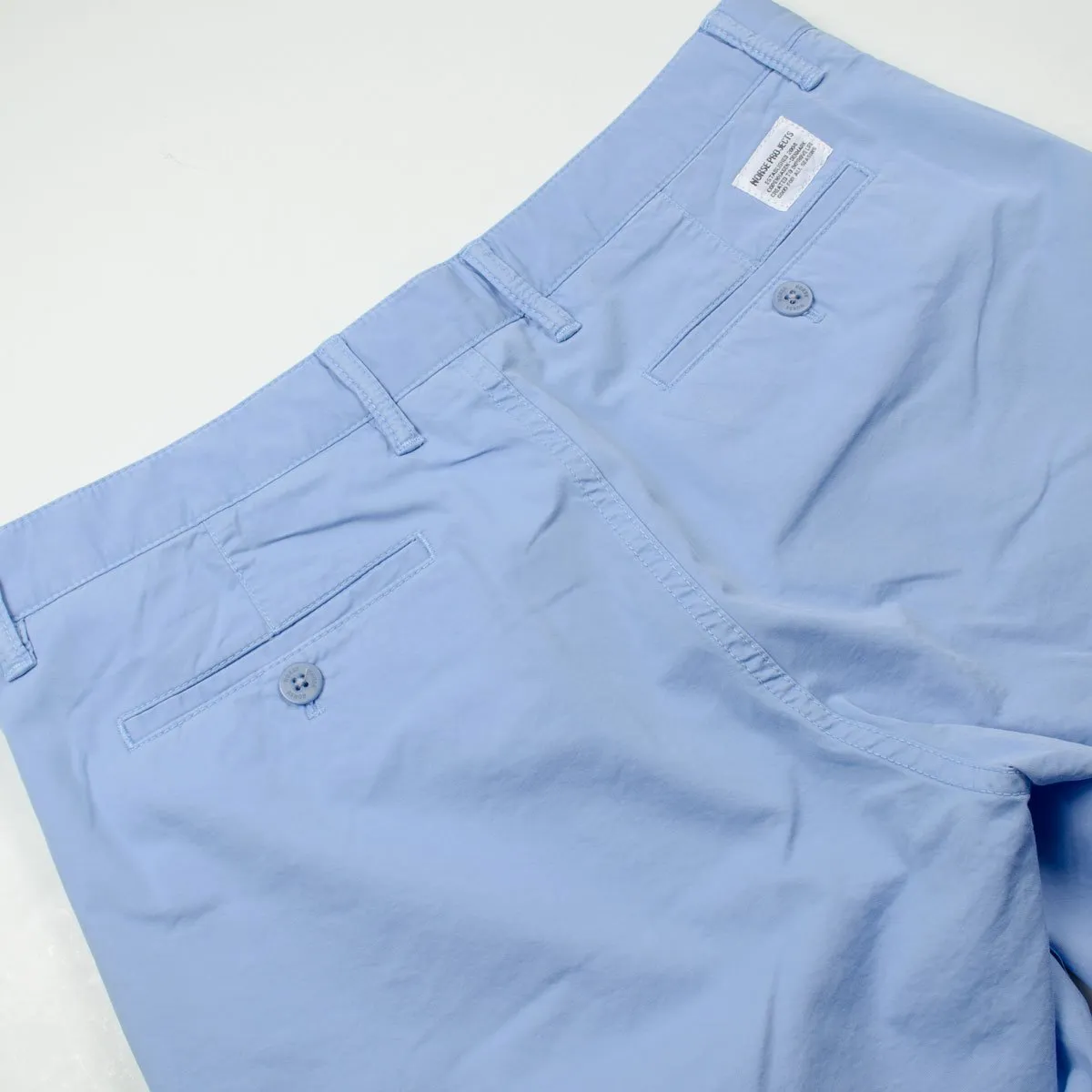 Norse Projects - Aros Light Twill Shorts - Luminous Blue