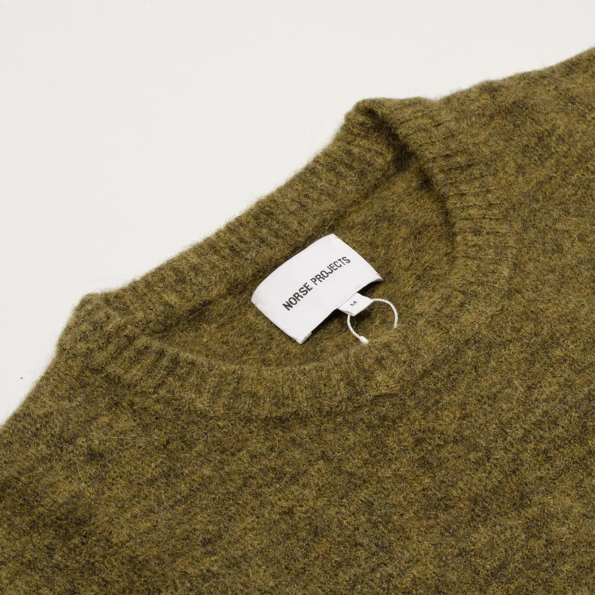 Norse Projects - Sigfred Merino Alpaca Sweater - Linden Green