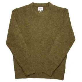 Norse Projects - Sigfred Merino Alpaca Sweater - Linden Green