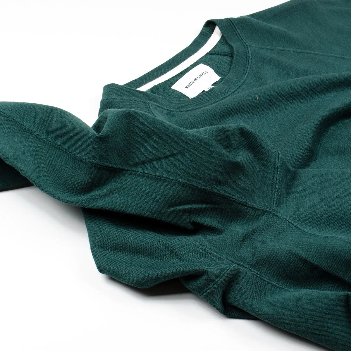 Norse Projects - Vorm Mercerised Sweatshirt - Verge Green