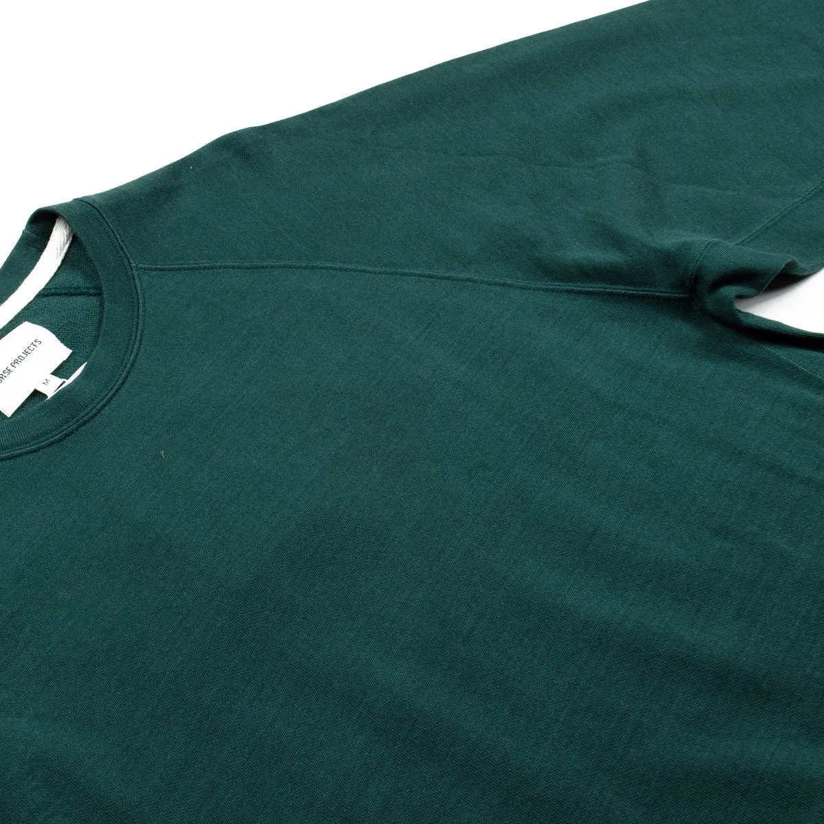 Norse Projects - Vorm Mercerised Sweatshirt - Verge Green