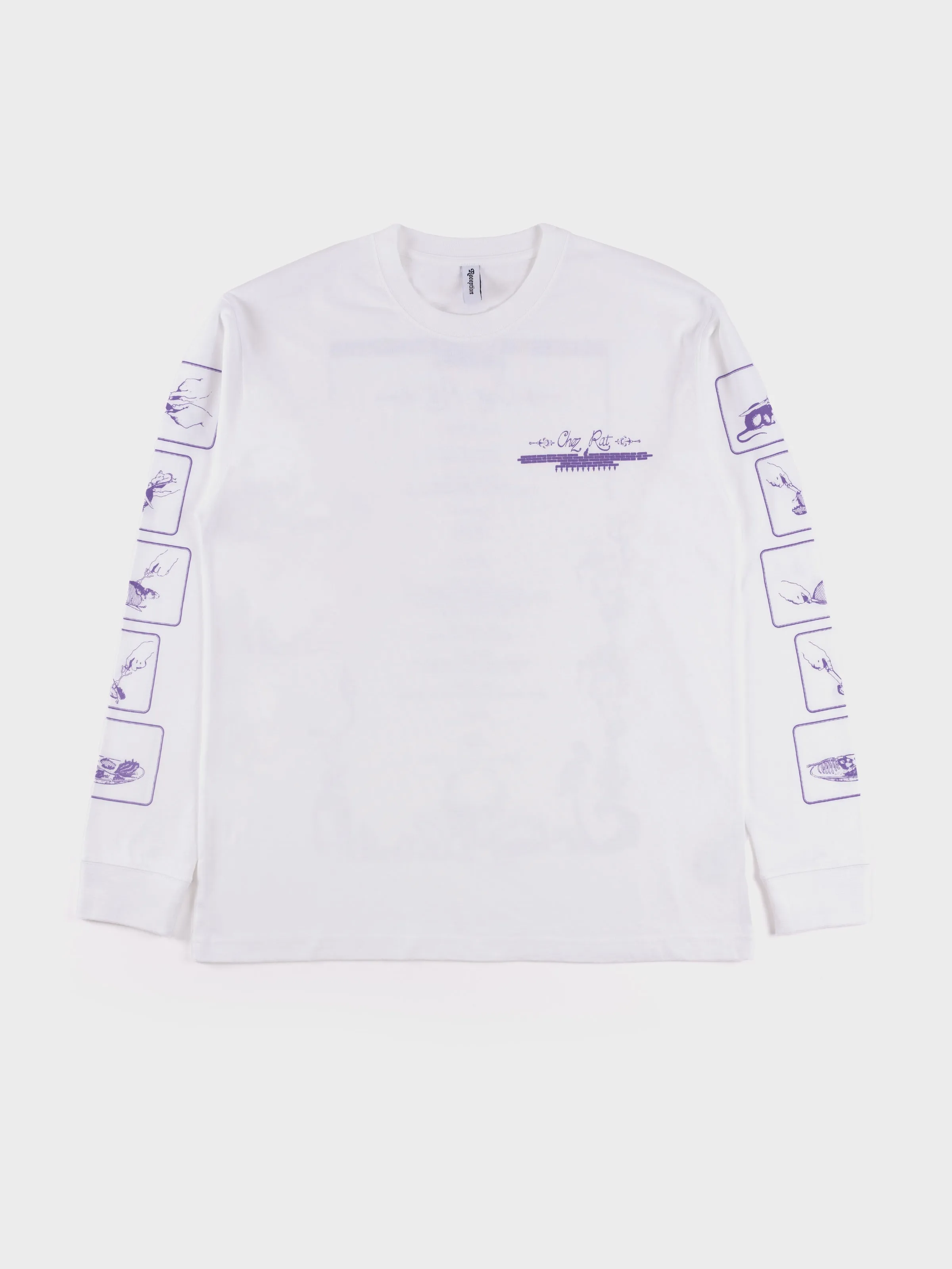 Reception Chez Rat LS T Shirt - White