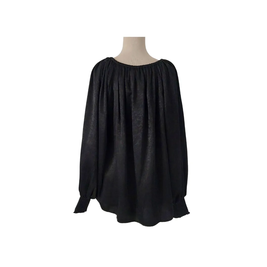 River Island Black Soft Blouse | Brand New |