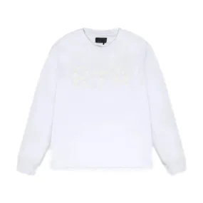 RTA LAWRENCE WHITE LONG SLEEVE T-SHIRT