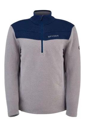 'Spyder' Men's Encore 1/2 Zip Fleece - Alloy Abyss