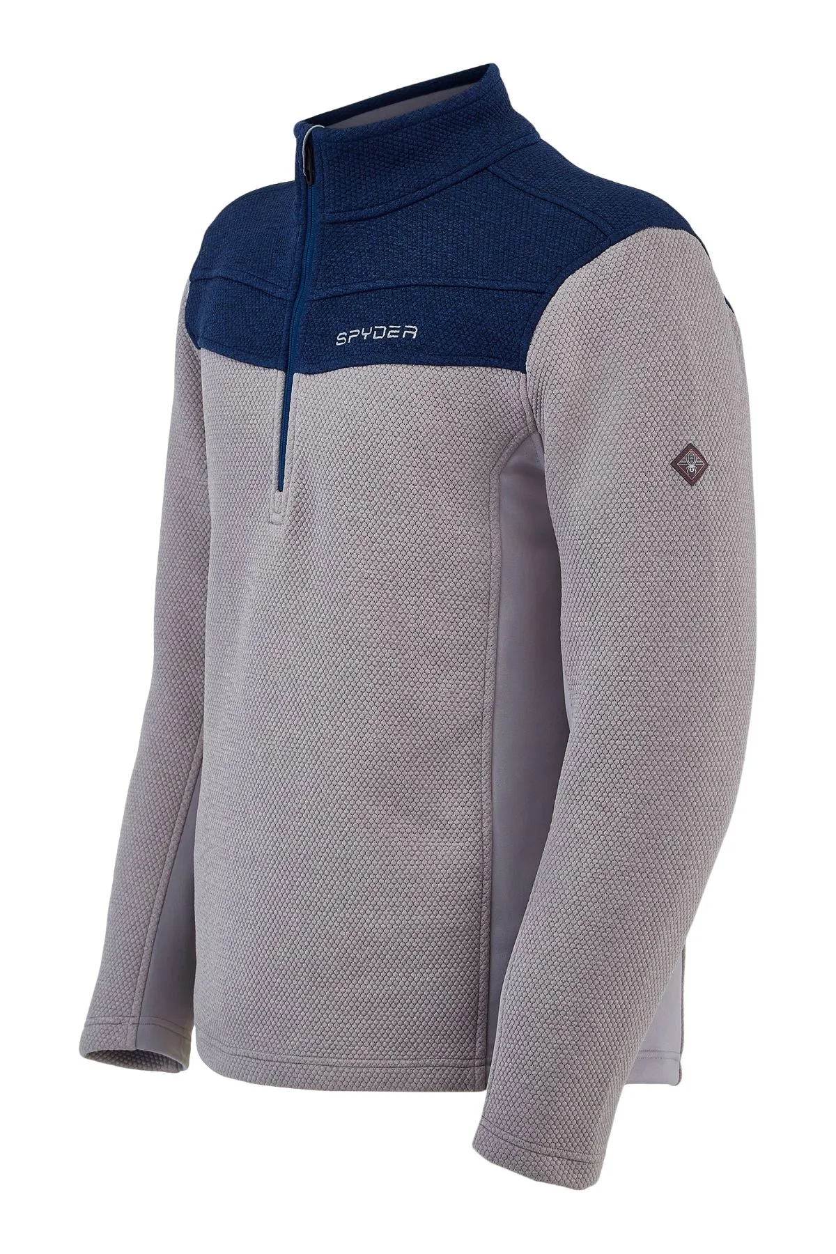 'Spyder' Men's Encore 1/2 Zip Fleece - Alloy Abyss