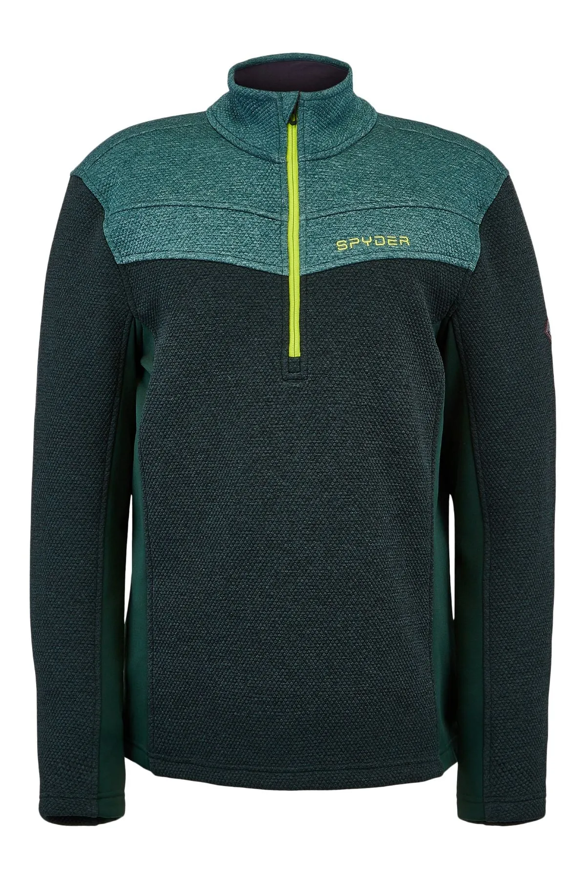 'Spyder' Men's Encore 1/2 Zip Fleece - Forest Ghost