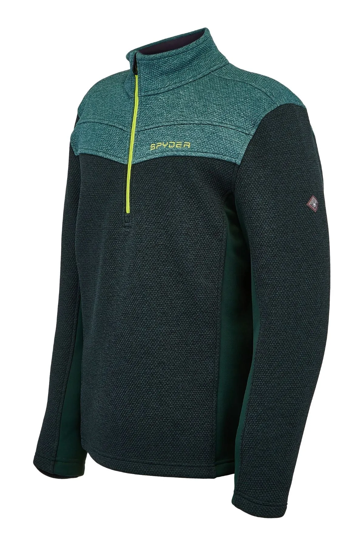 'Spyder' Men's Encore 1/2 Zip Fleece - Forest Ghost