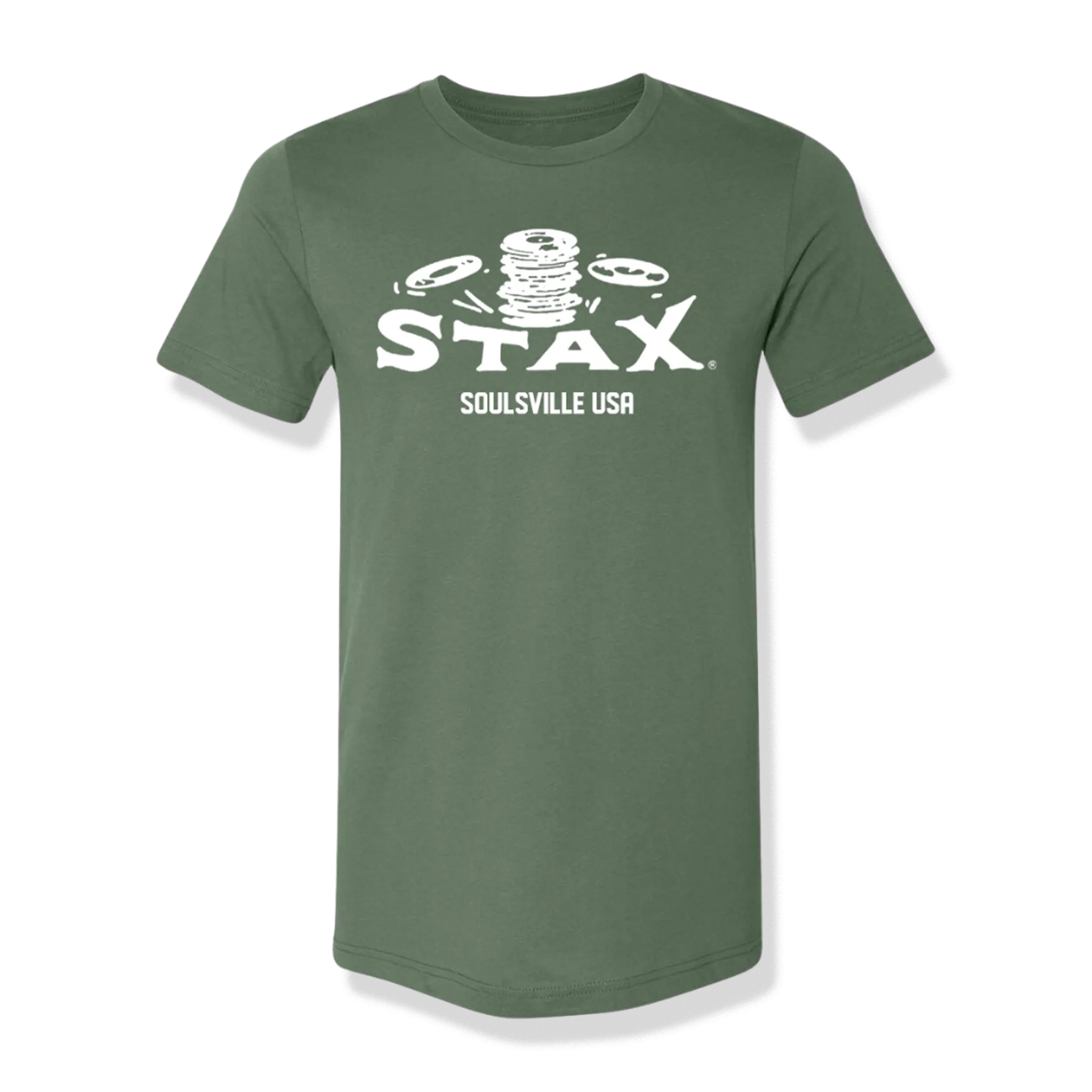 Stax "Falling Records" Logo T-Shirt (Pine)