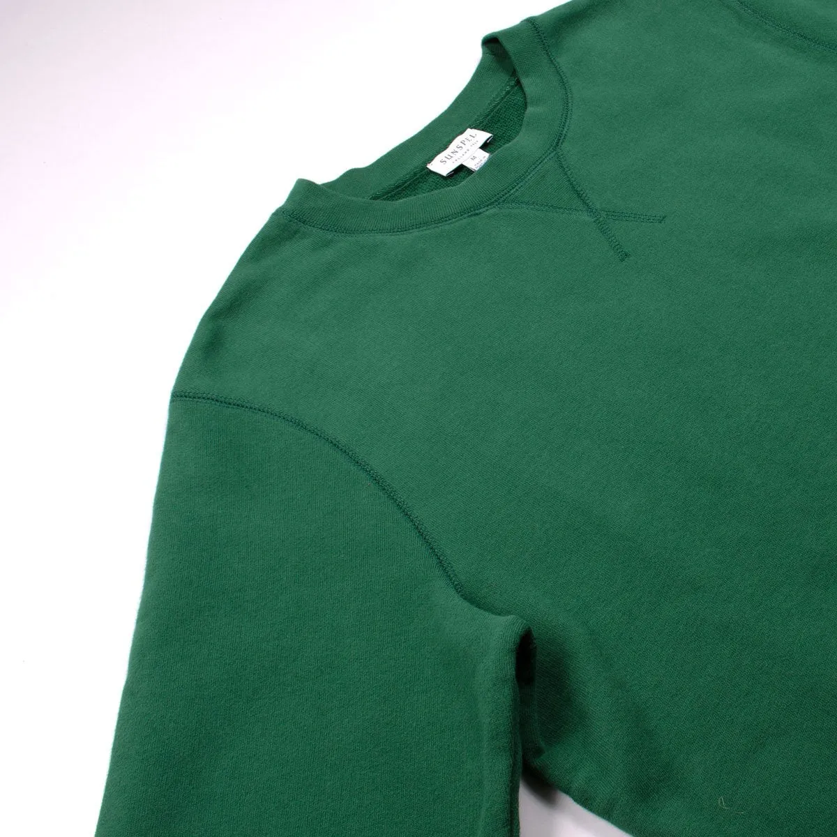 Sunspel - Loopback Sweatshirt - Kale