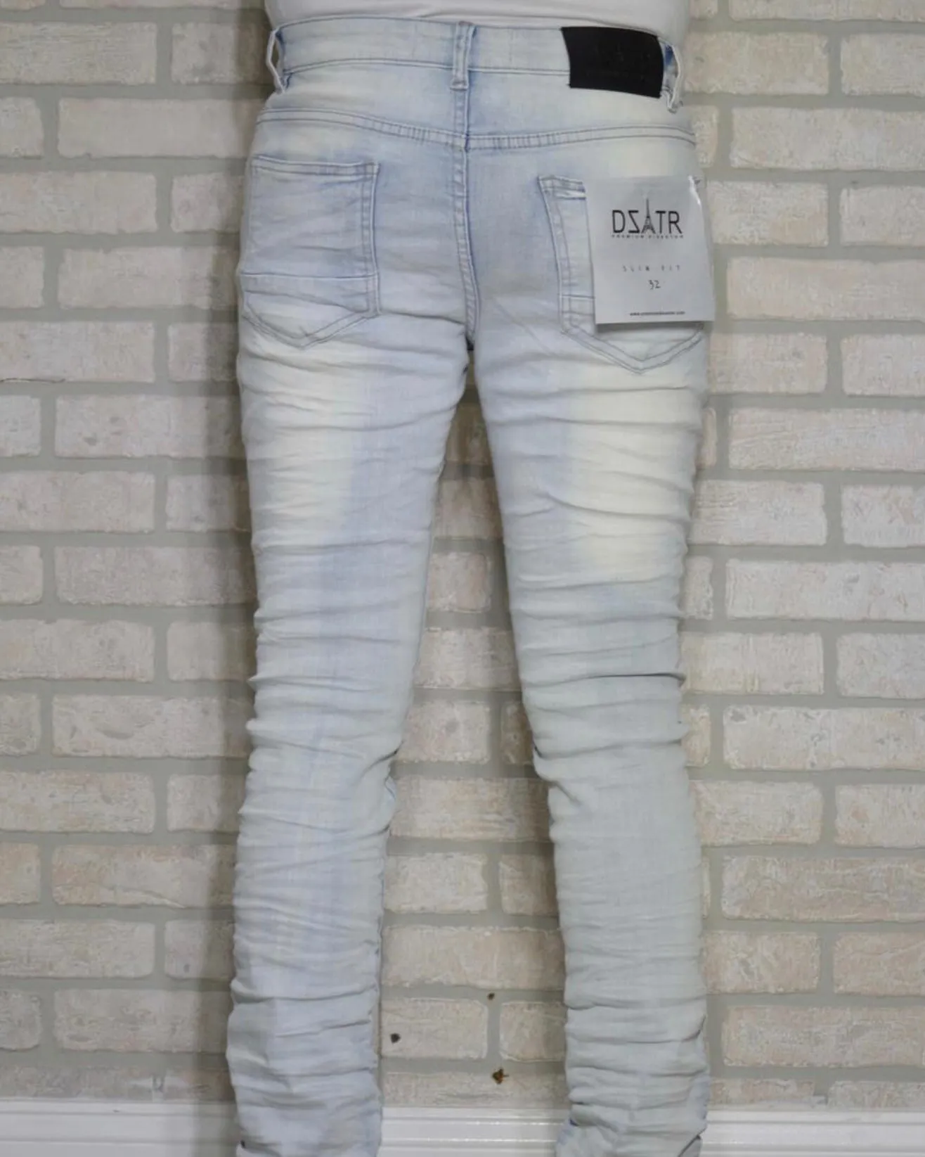 Super Stretch Acid Washed Jeans