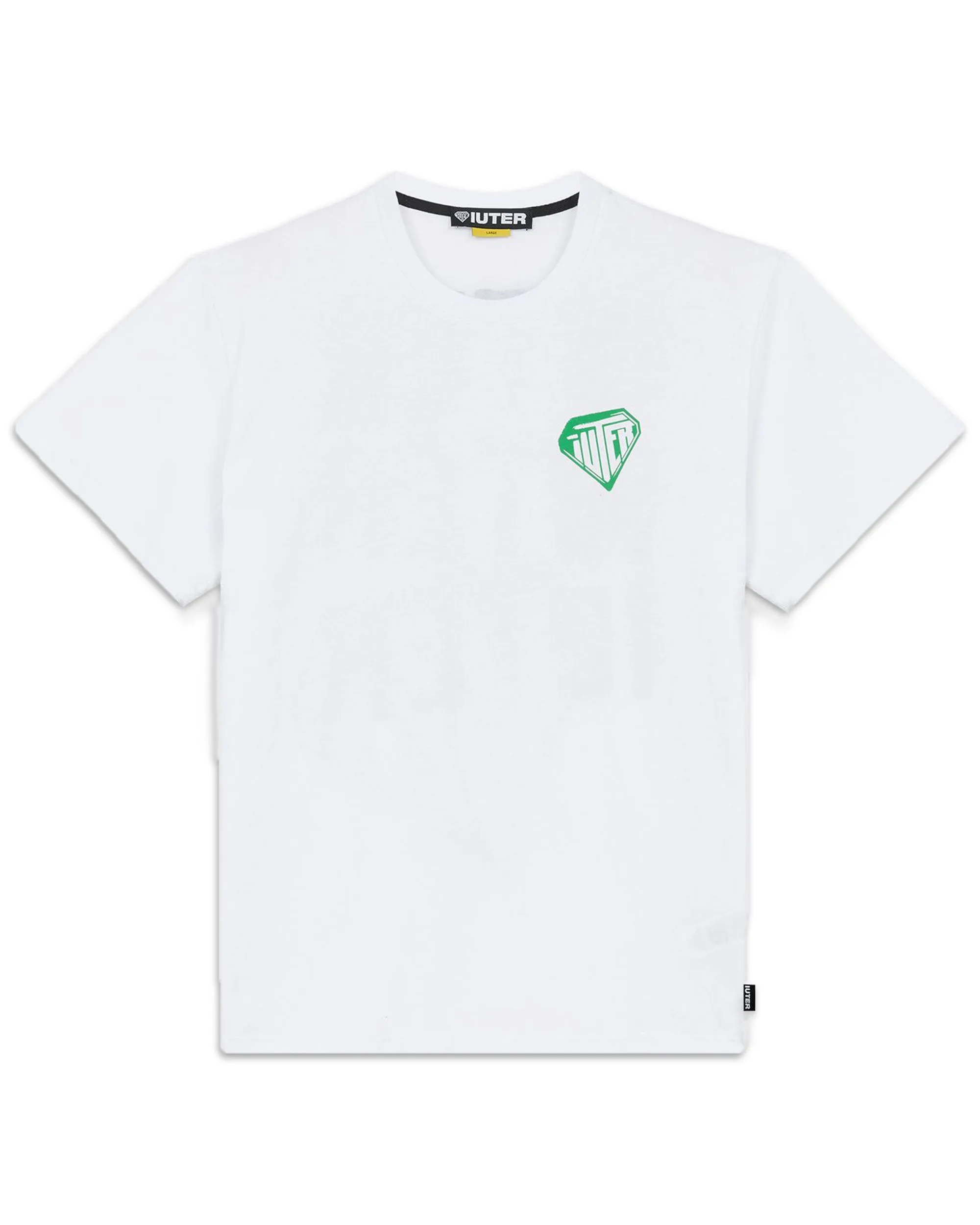 T-Shirt Uomo Iuter Stencil White