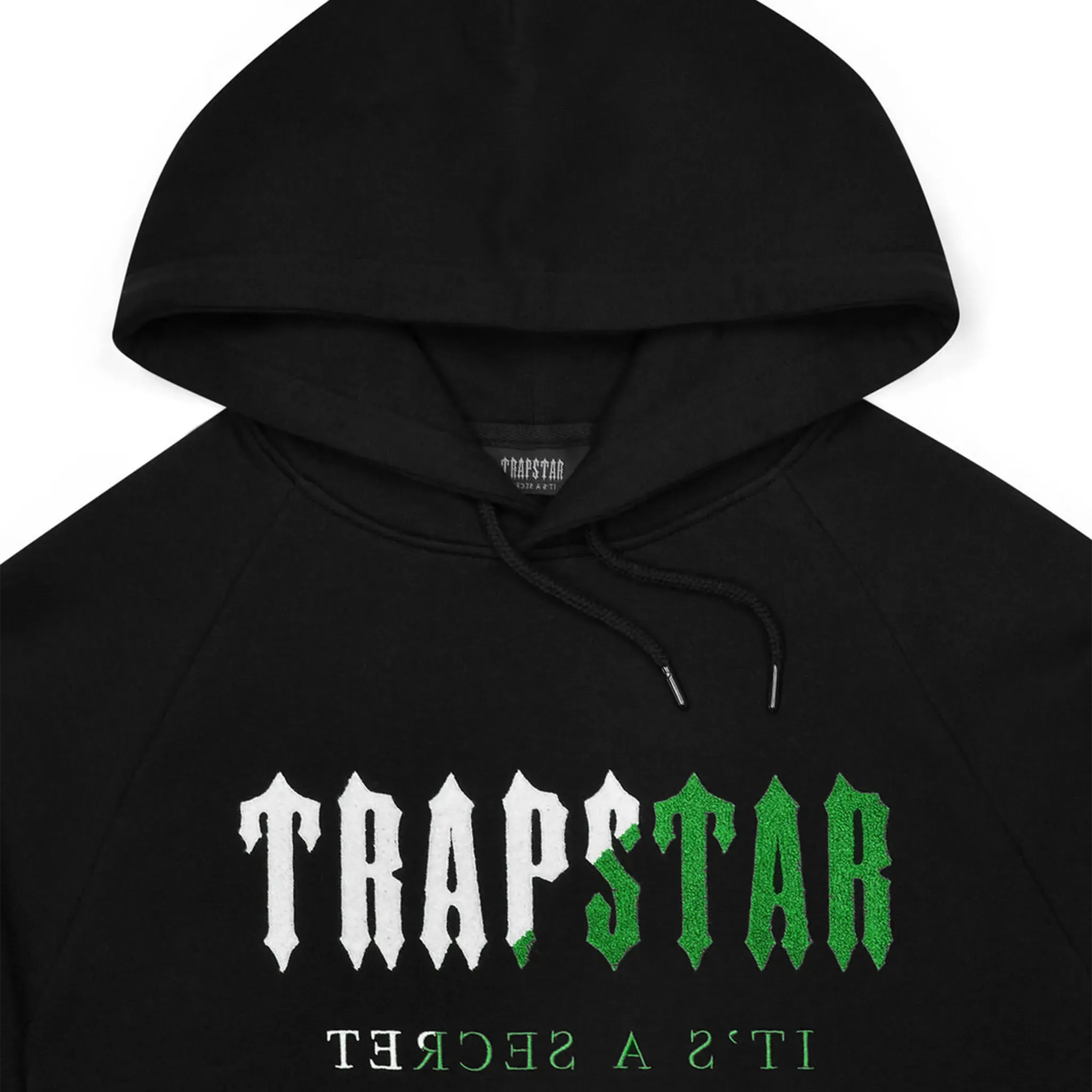 Trapstar Chenille Decoded Black Green Tracksuit