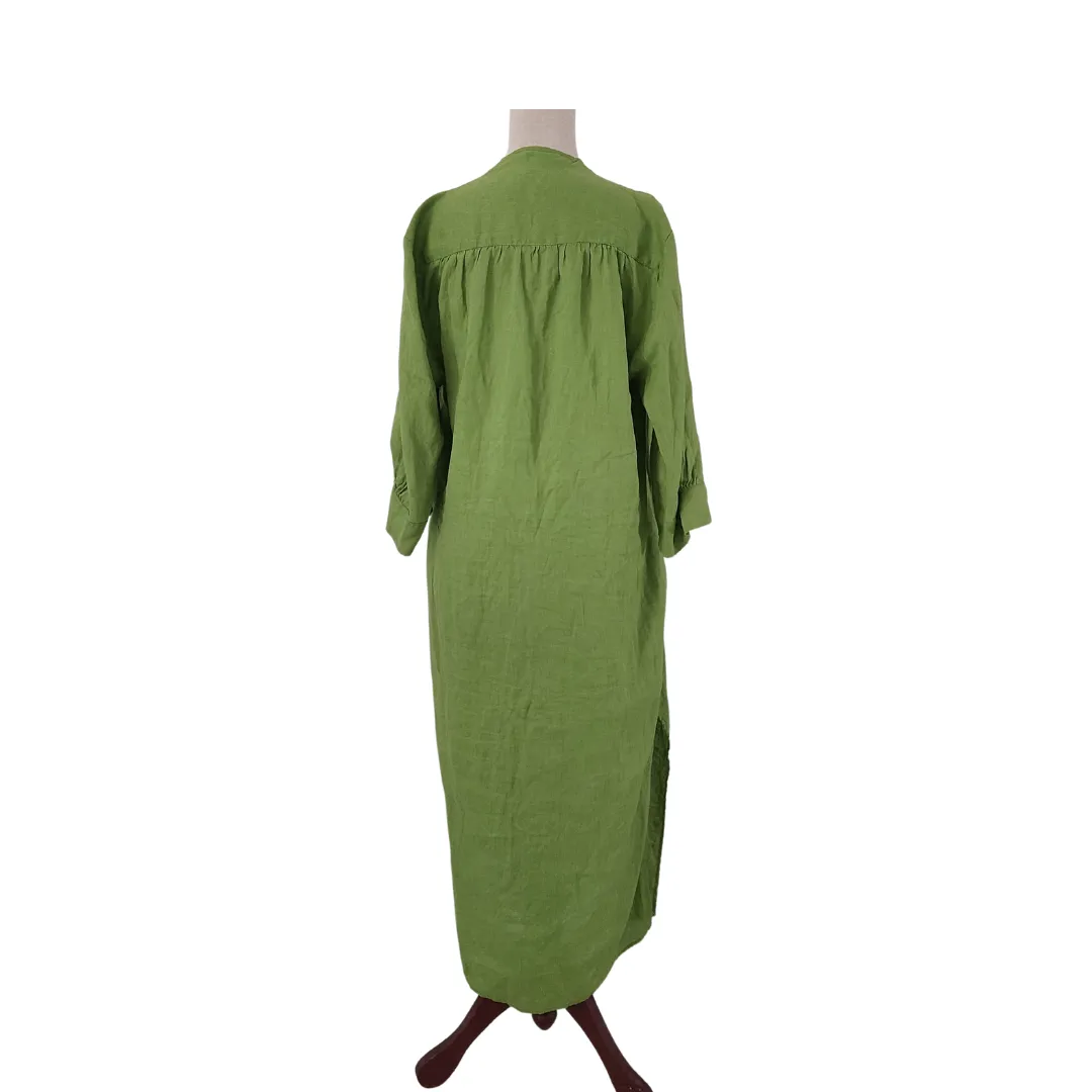 ZARA Green Necktie Long Tunic | Gently Used |