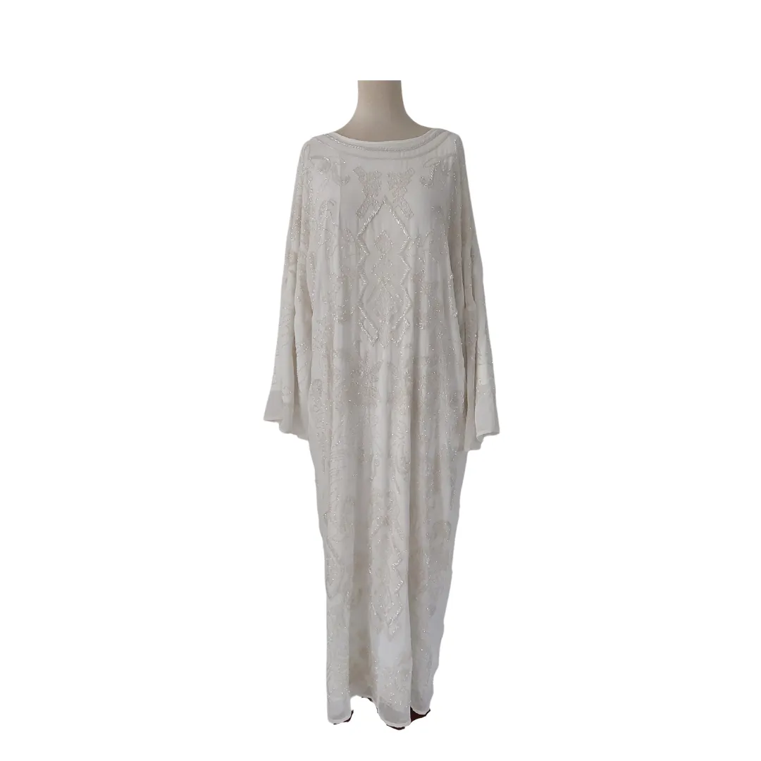 ZARA White Sequins Kaftan | Brand new |